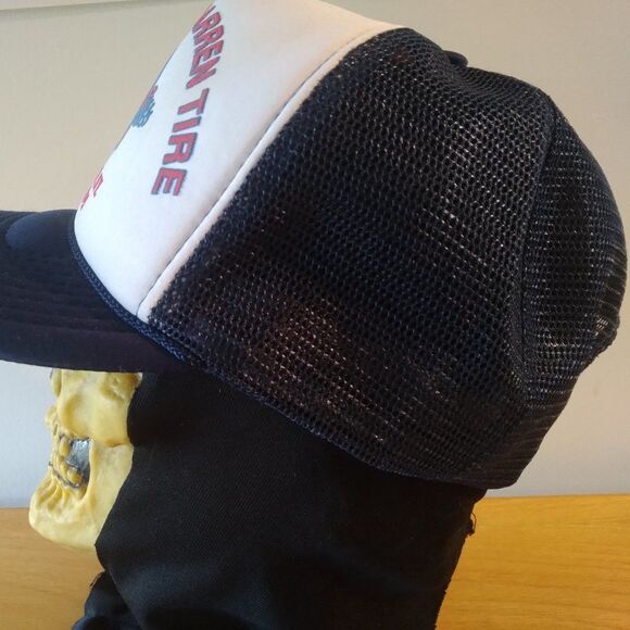 Deadstock Vintage Edwards-Warren Tire Snap Back Trucker Hat - Picture 3 of 9